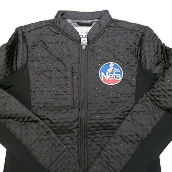 Touch NBA Throwback New Jersey Nets Lead Off Jacket Womens S Slim Fit - Picture 1 of 8